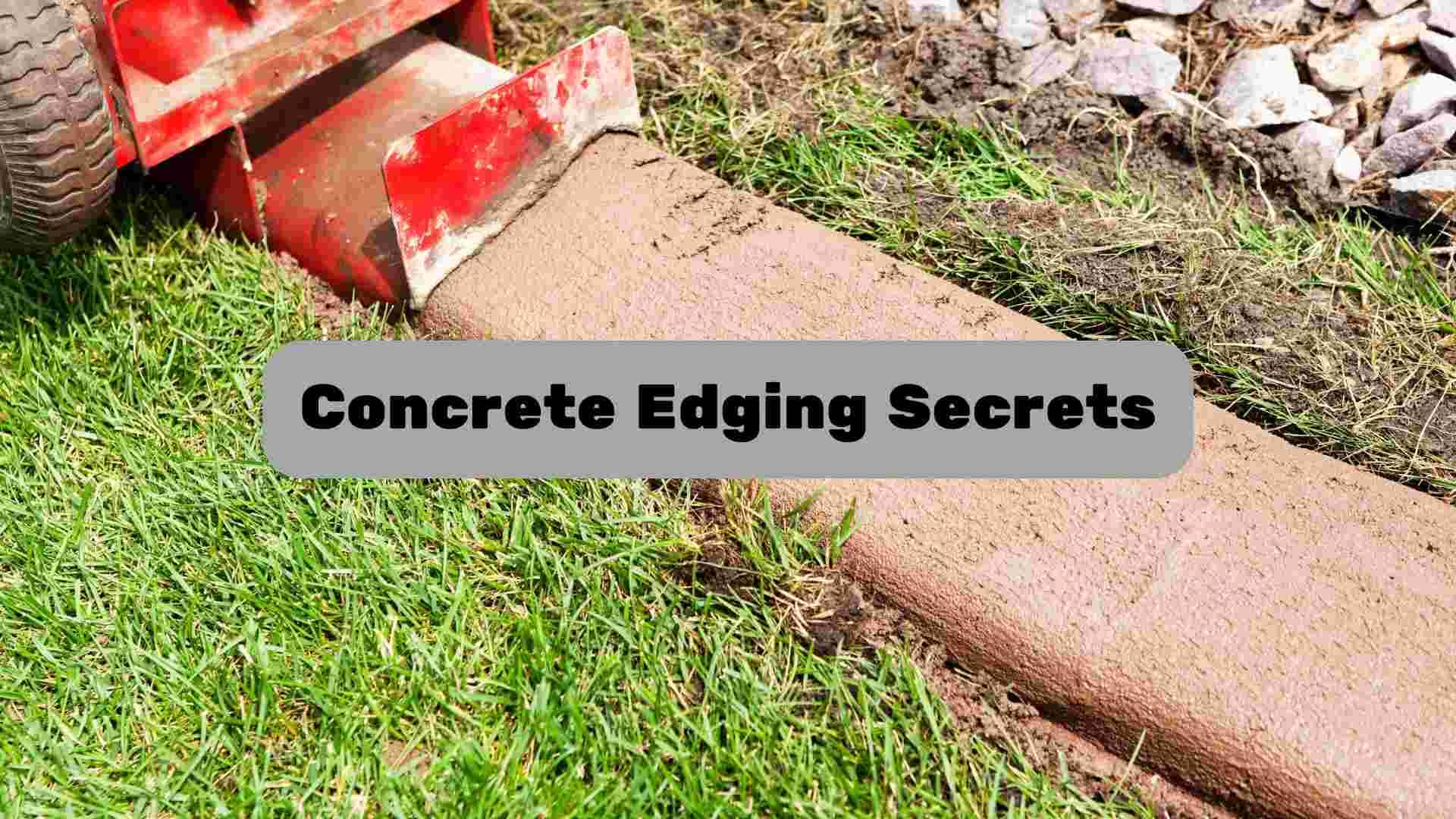 concrete edging ideas