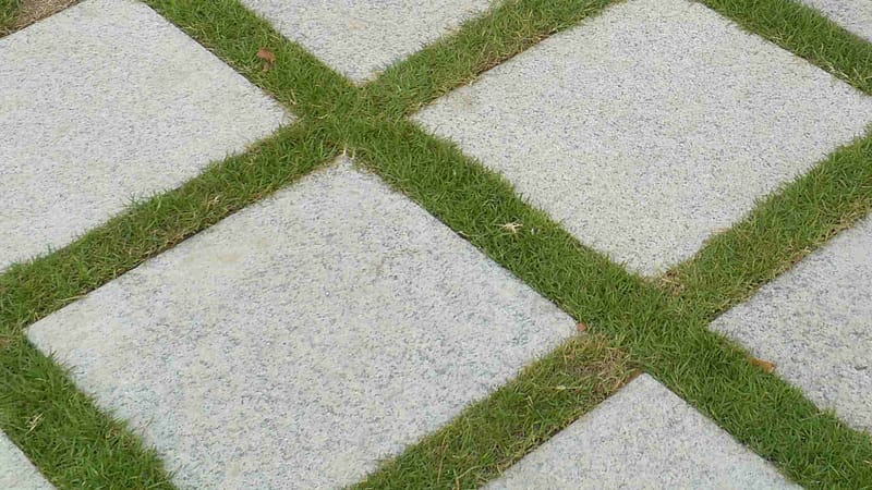 Garden Tiles in Granite example