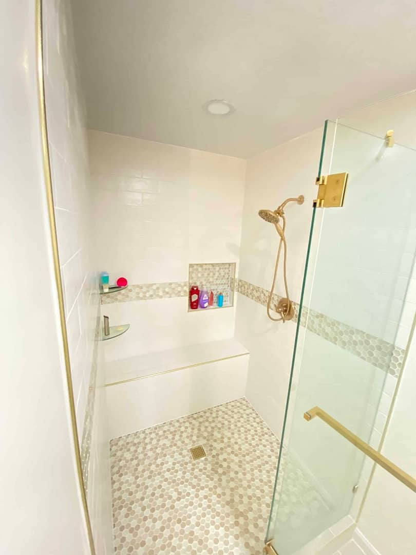 Shower from Bathroom Remodeling Project