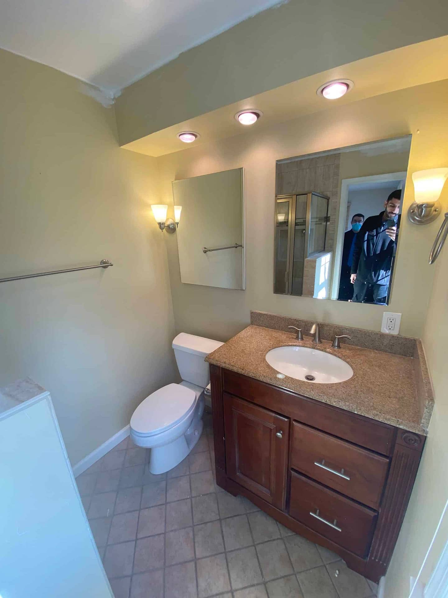Before from Small Bathroom Remodeling Project