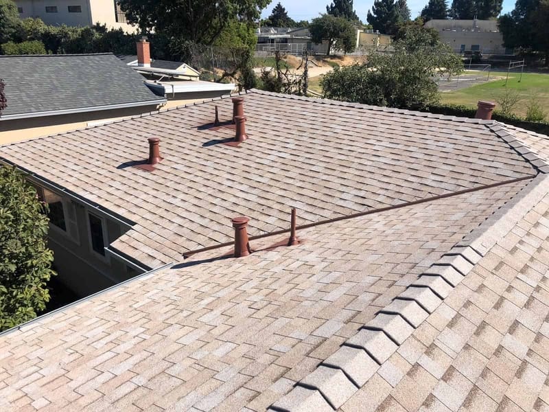 Roofing company completed roofing installation project in Bethesda, Maryland